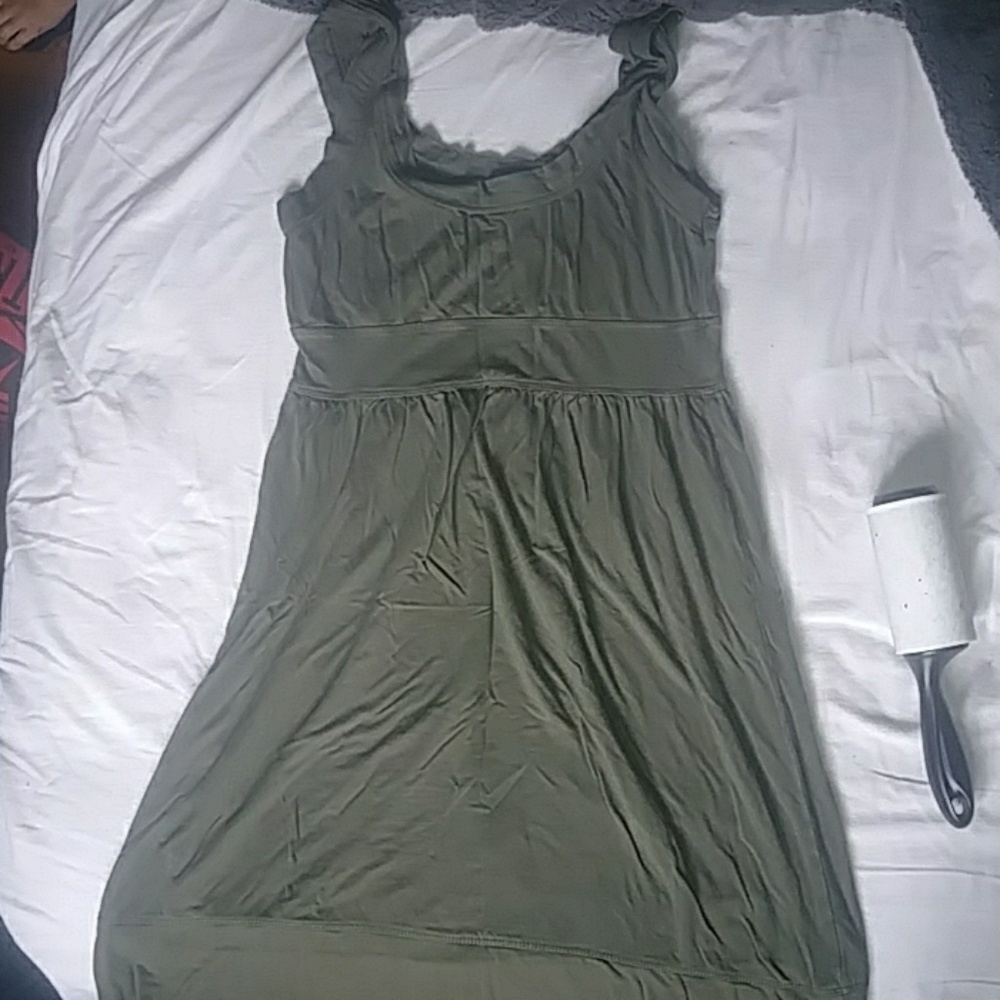 Cute olive color dress